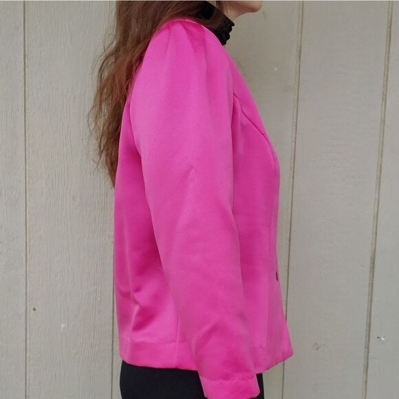 AMY ADAMS Pink button down jacket - Picture 5 of 11